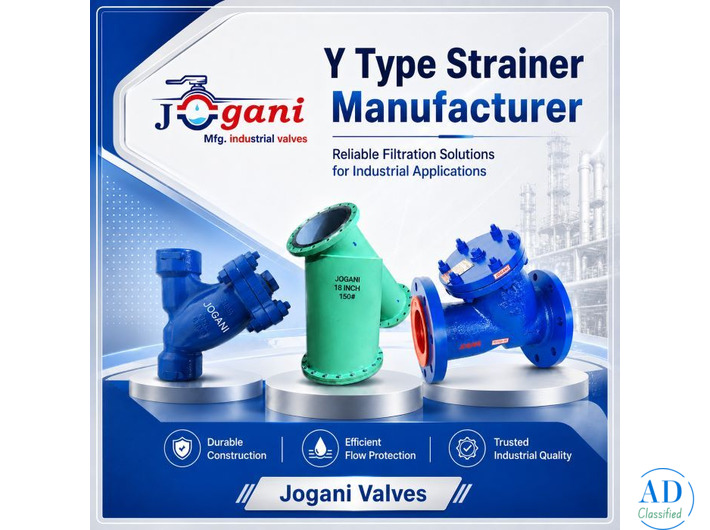 Y Type Strainer Manufacturer | Jogani Valves