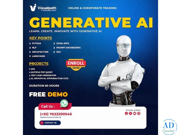 Generative AI Training with Live Classes in Online Mode