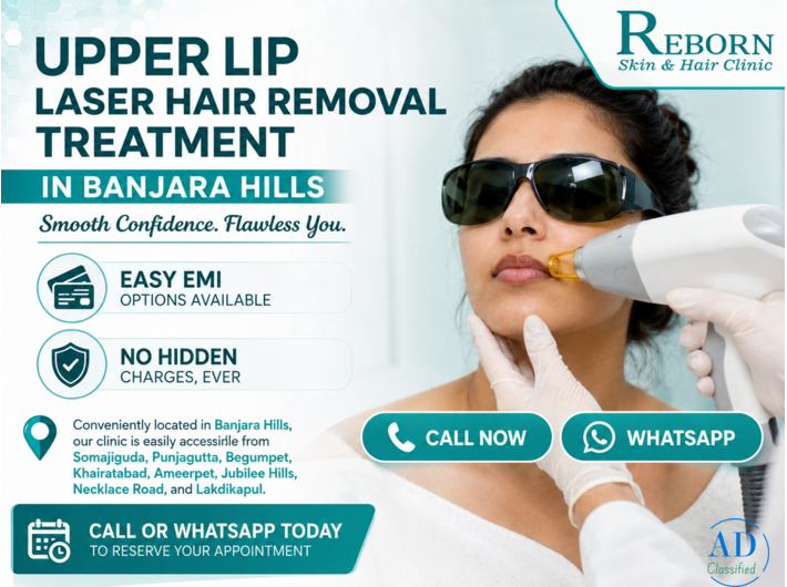 Advanced Upper Lip Laser Hair Removal Hyderabad