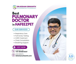 Best Pulmonary Doctor  in Hafeezpet | Dr. Kishan Srikanth Juvva