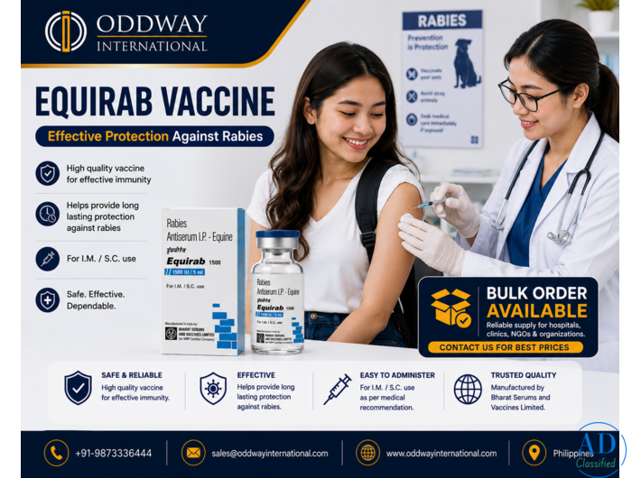 Find Equirab Injection Price for Philippines - Oddway