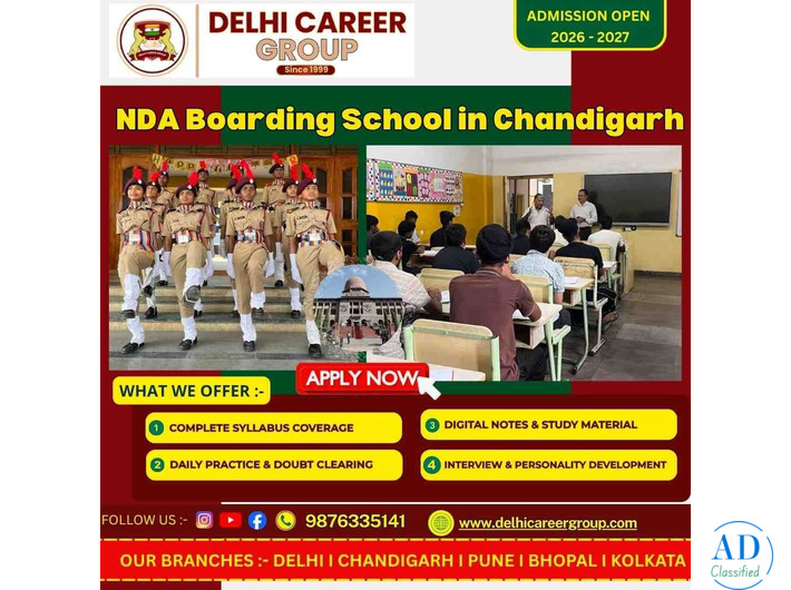 Join the Leading NDA Boarding School in Chandigarh