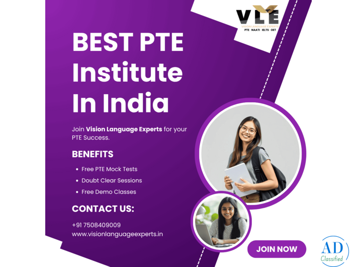 PTE Institute in India with Live Online Classes