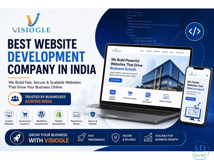 Hire Website Development Company in India | Visiogle