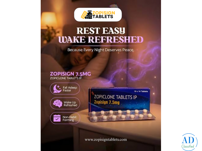 Buy Zopisign Zopiclone Tablets Online