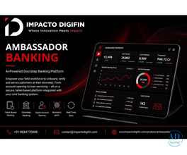 Ambassador Banking | Doorstep Banking Solutions | Digital Banking solution | Impacto Digifin