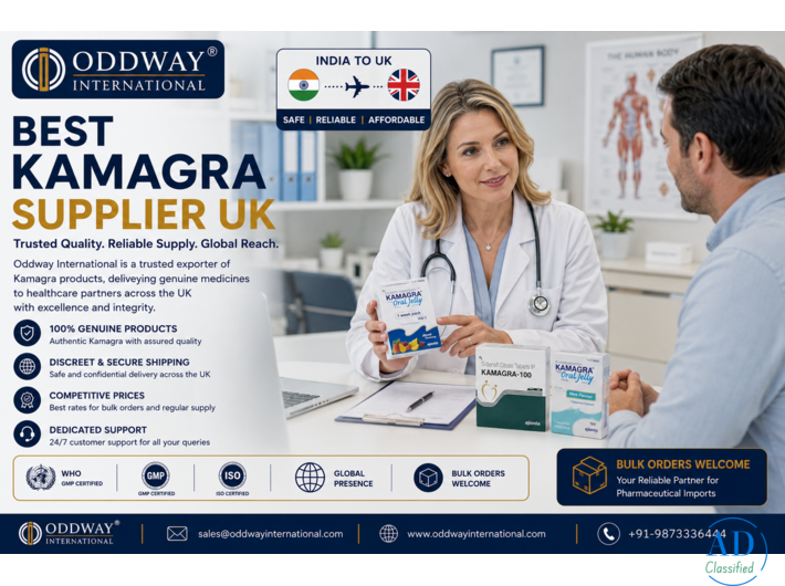 Kamagra UK Suppliers for Bulk Orders in UK - Oddway
