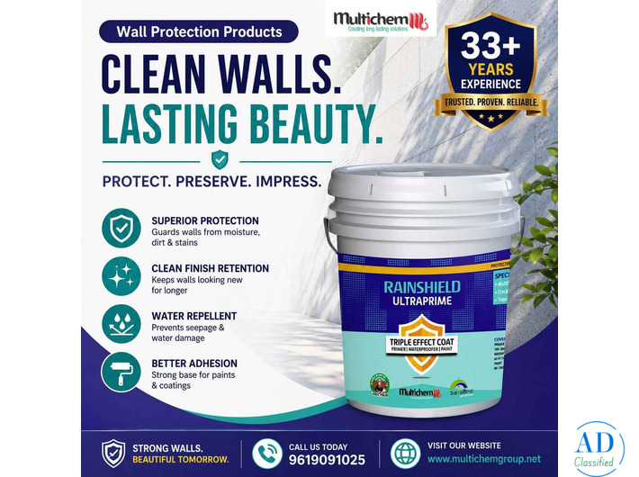 Wall Protection Products for Clean Finish Retention