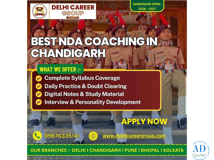 Enroll in Chandigarh's Best NDA Coaching Institute