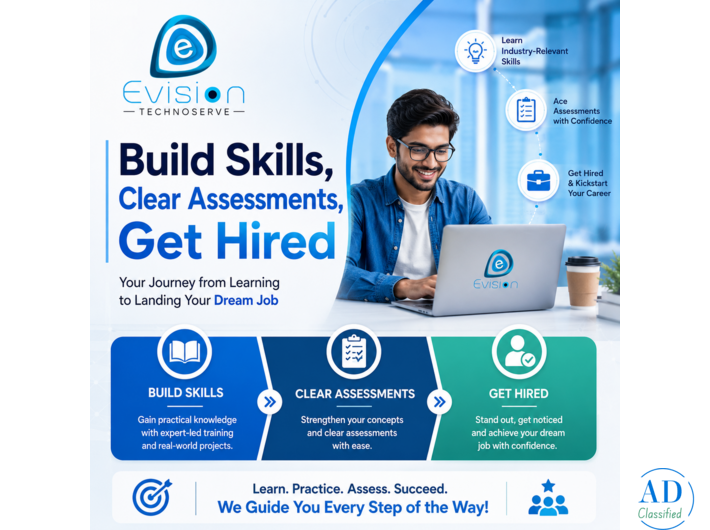 Evision Technoserve – Build Skills, Clear Assessments, Get Hired