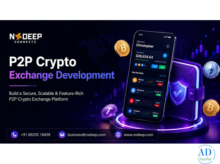 Trusted Blockchain Experts for P2P Crypto Exchange Development Company