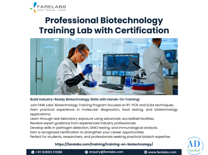Hands-On Biotechnology Training with Practical Laboratory Experience