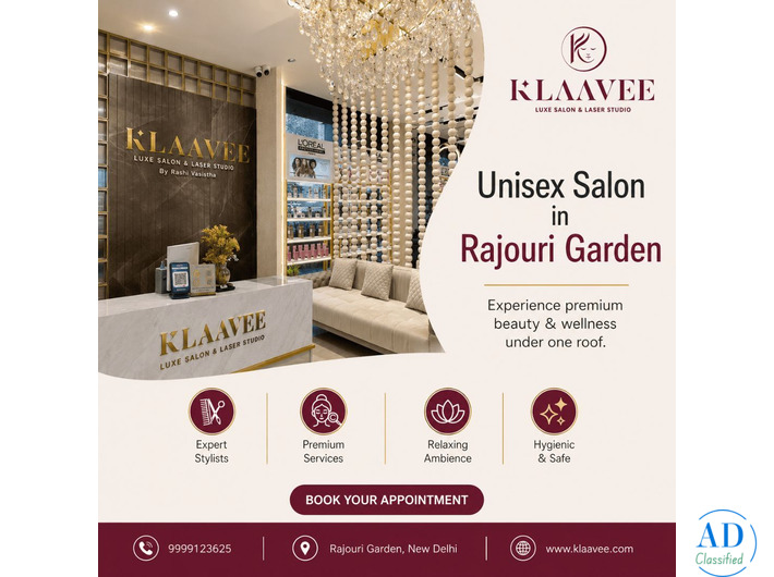 Unisex Salon in Rajouri Garden for Complete Care