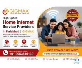 High-Speed Home Internet Service Providers in Faridabad | GIGMAX