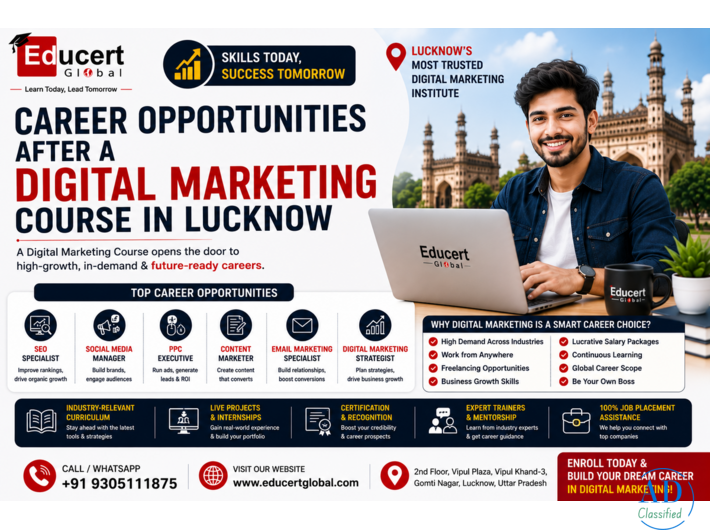 Career Opportunities After a Digital Marketing Course in Lucknow