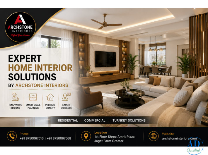 Expert Home Interior Solutions by Archstone Interiors