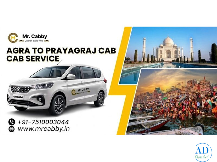 Agra to Prayagraj Cab Service – Travel in Comfort with Mr. Cabby