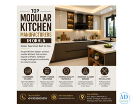 Best Modular Kitchen Manufacturers in Okhla Delhi