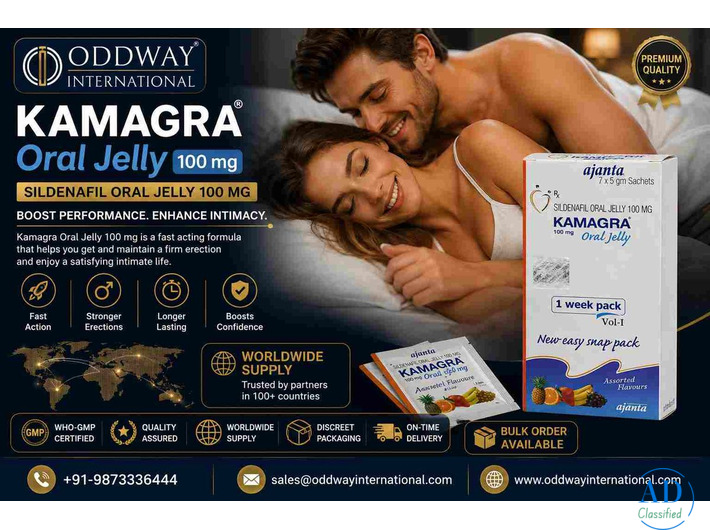 Bulk Buy Kamagra Oral Jelly Wholesale Suppliers USA - Oddway