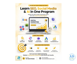 Learn SEO, Social Media &amp; AI in One Program - Master in AI Digital Marketing