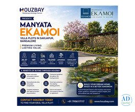 Buy Luxury Villa Plots in Sarjapur Bangalore | Manyata Ekamoi