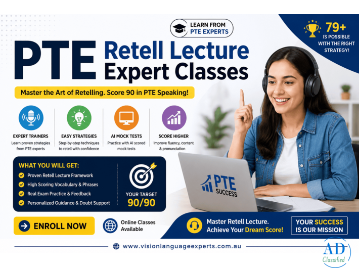 Affordable PTE Retell Lecture Course