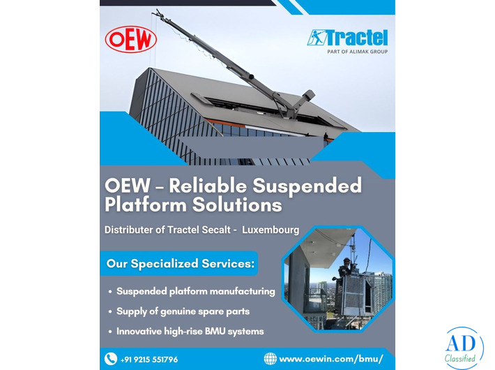 Reliable Suspended Platform Manufacturers for High-Rise Building Maintenance