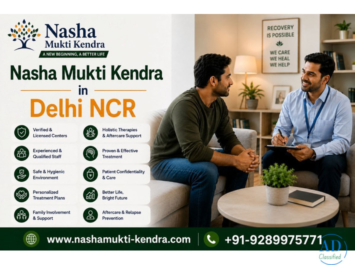 Nasha Mukti Kendra in Delhi NCR | Trusted Rehab Centre
