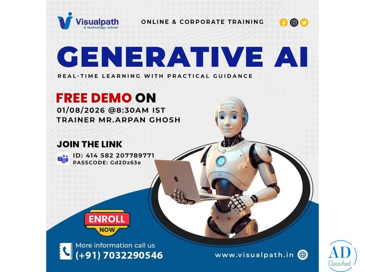 Join Free Demo Generative AI Online Session on August 1st