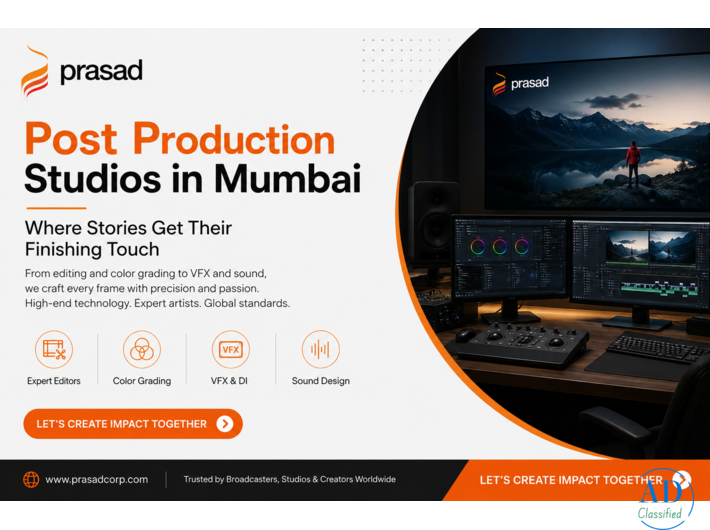 Professional Post Production Studio Services in Mumbai | Prasad Corp