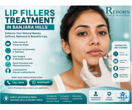 Customized Lip Filler Treatment for Men & Women in Banjara Hills