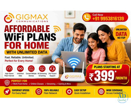 Affordable WiFi Plans for Home with Unlimited Data | GIGMAX