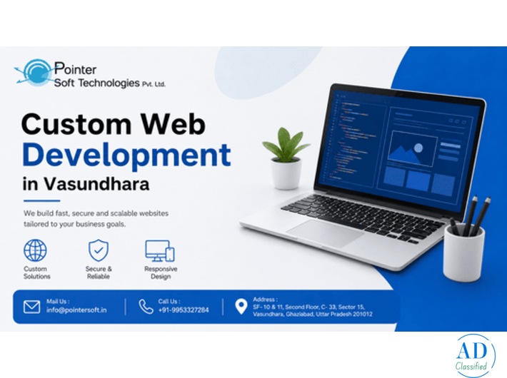 Custom Web Development in Vasundhara