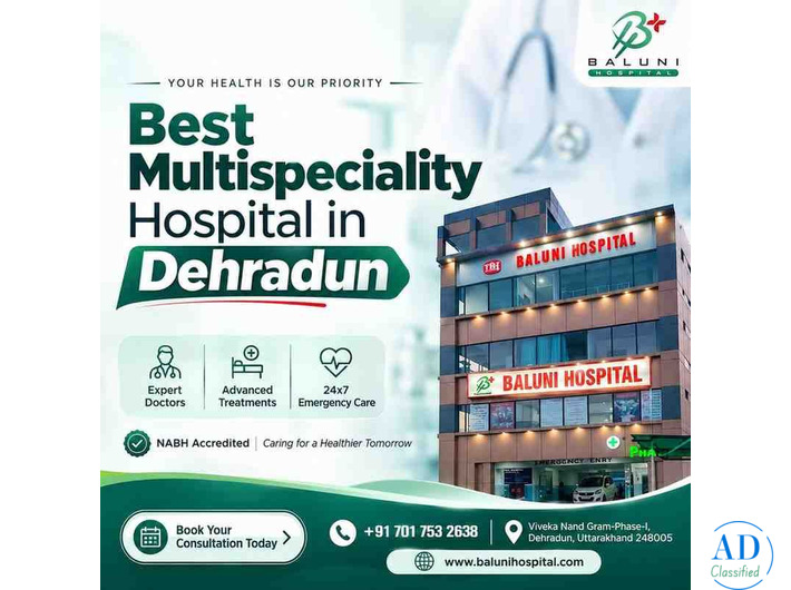 Best Multispeciality hospital in dehradun