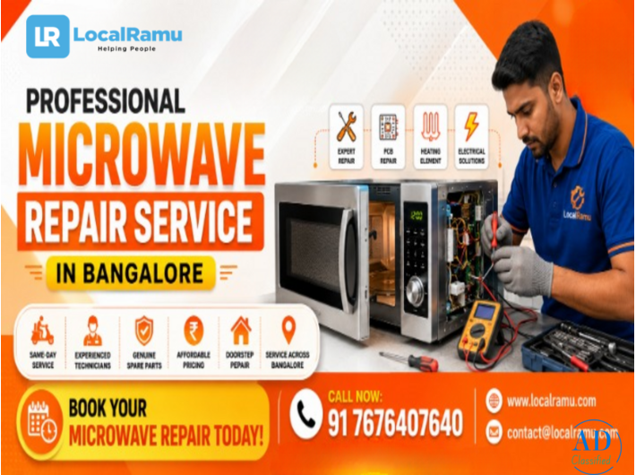 Microwave repair in bengaluru doorstep service by localramu