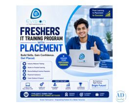 Freshers IT Training Program with Placement - Evision Technoserve