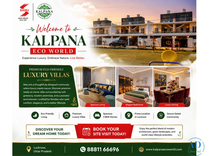 Luxury Villas in Lucknow Featuring Premium Amenities