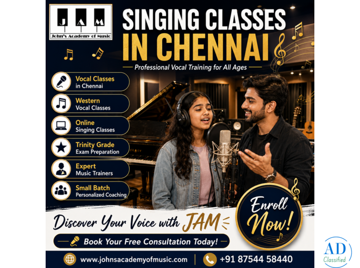 Top-Rated Singing Classes in Chennai with Professional Voice Training