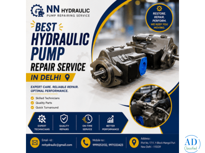 Best Hydraulic Pump Repair Service in Delhi