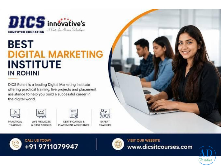 Digital Marketing Institute in Rohini – Practical Training & Certification