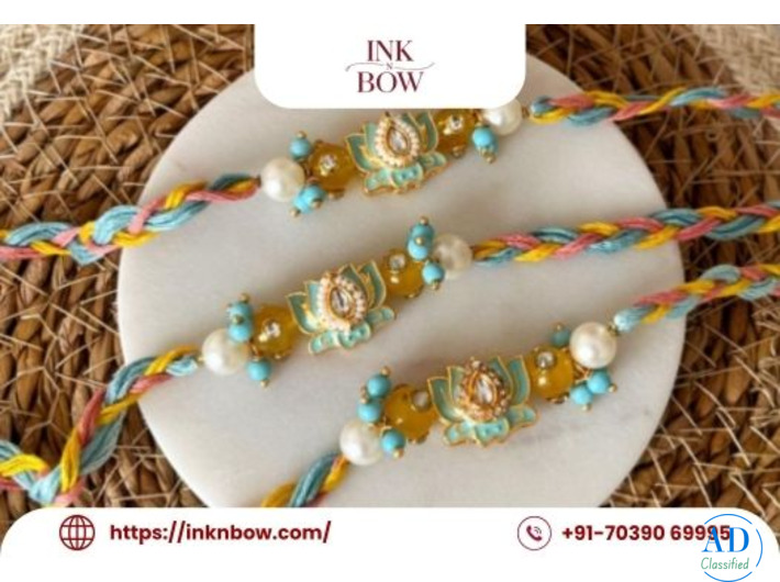 Shop Inknbow Personalized Evil Eye Rakhi for Joyful Rakhi Celebrations