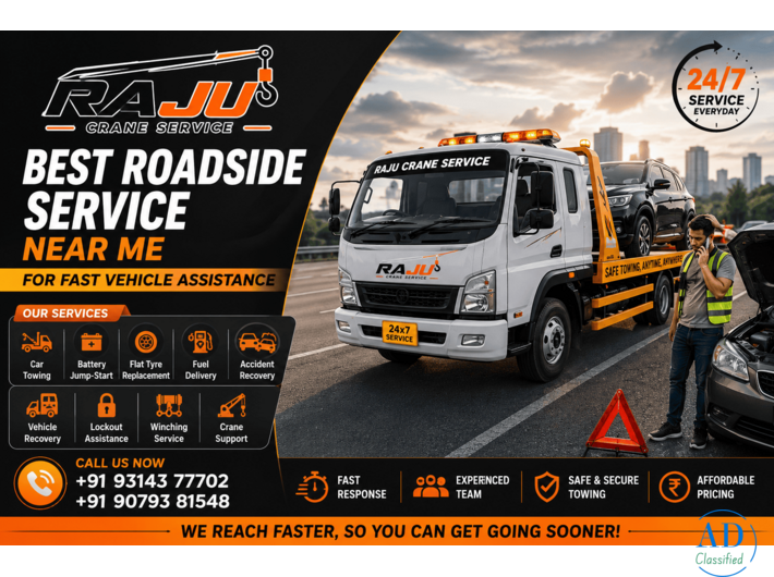 24/7 Car Crane Service Jaipur | Recovery & Towing Service