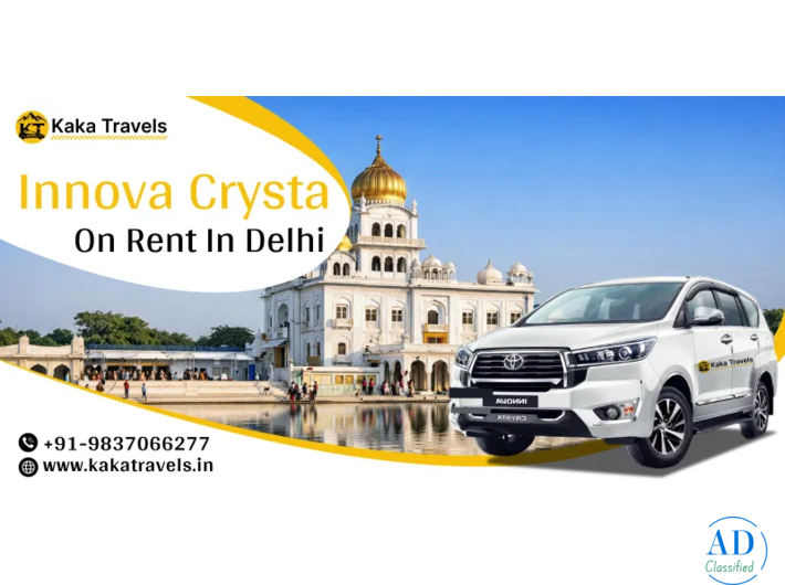 Innova Crysta On Rent In Delhi