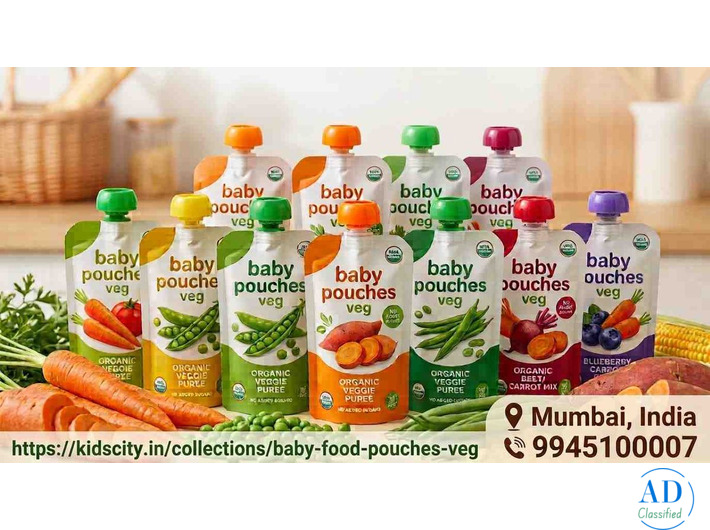 Wholesome Veggie Power: Easy & Nutritious Baby Food Pouches