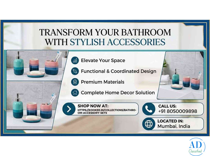 Transform Your Bathroom with Stylish Accessories