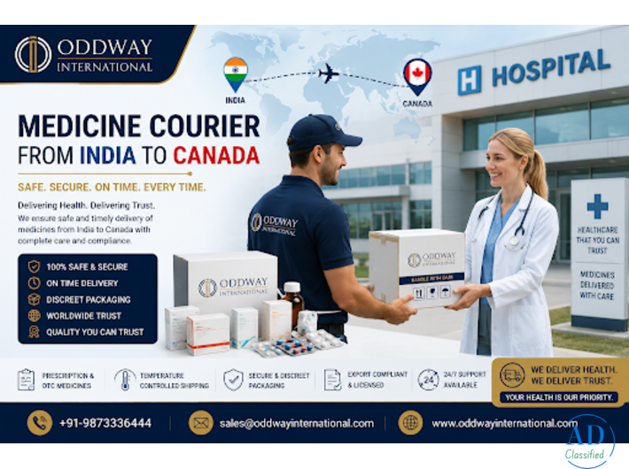 How to Manage Courier Medicines from India to Canada Imports - Oddway