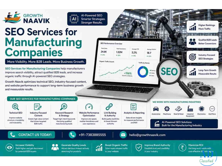 AI-Powered SEO Services for Manufacturing Companies