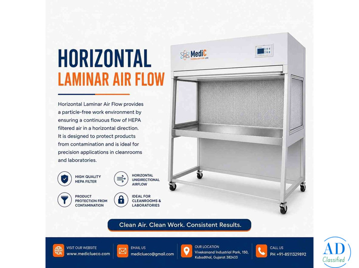 Horizontal Laminar Air Flow System Manufacturer & Supplier