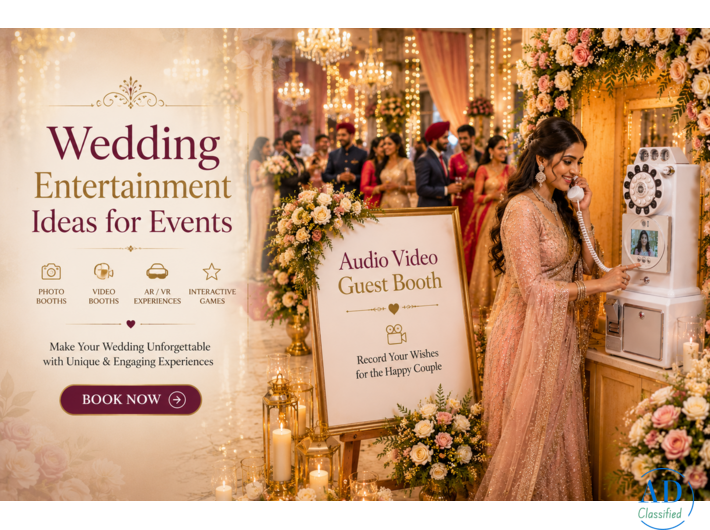 Luxury Audio Video Guest Book for Weddings