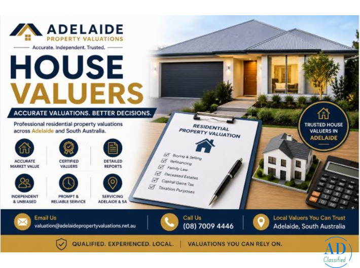 House Valuers Adelaide | Accurate Residential Property Valuations